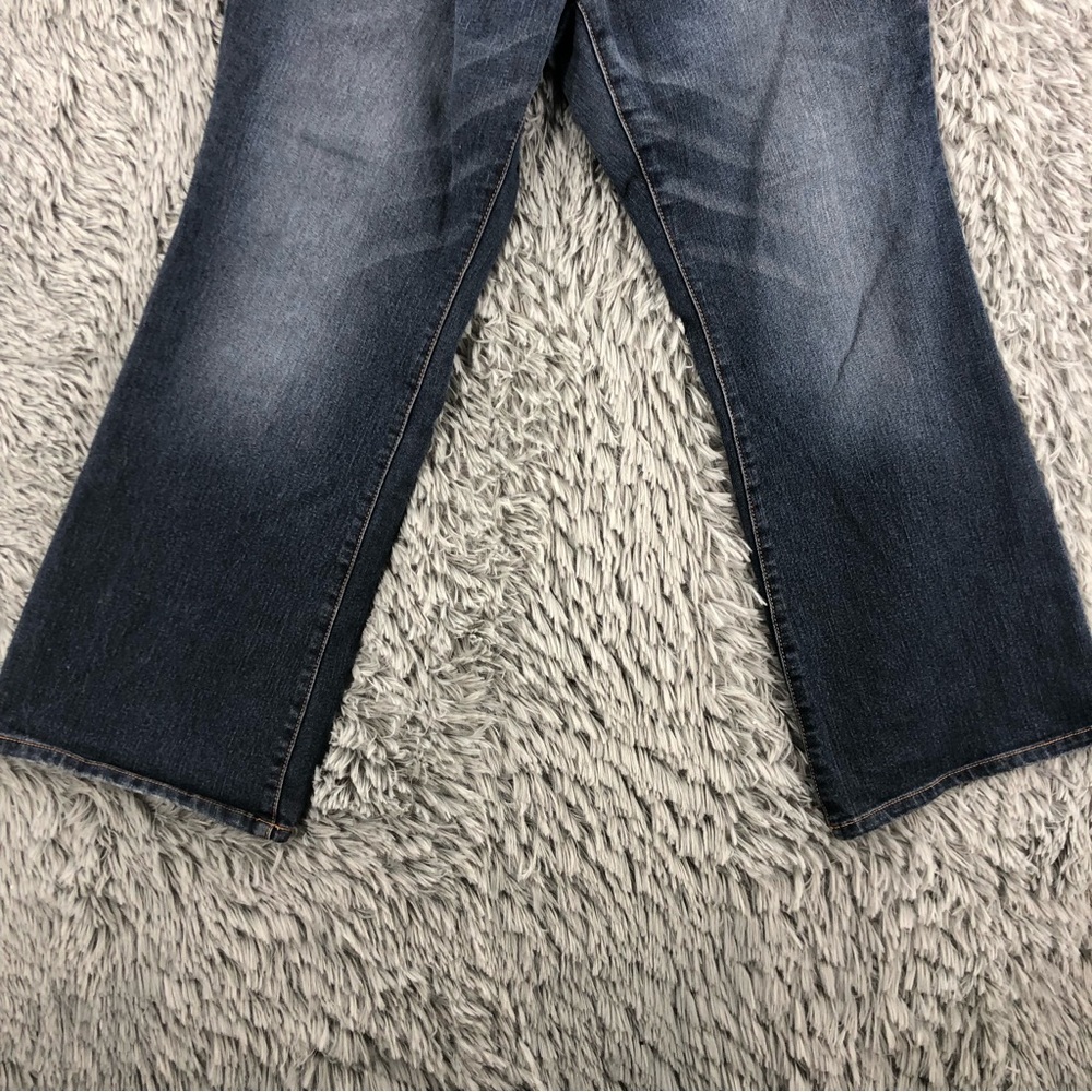Indigo Jeans Blue Womens Petite XL Secret Fit Belly Denim Maternity - Picture 2 of 12